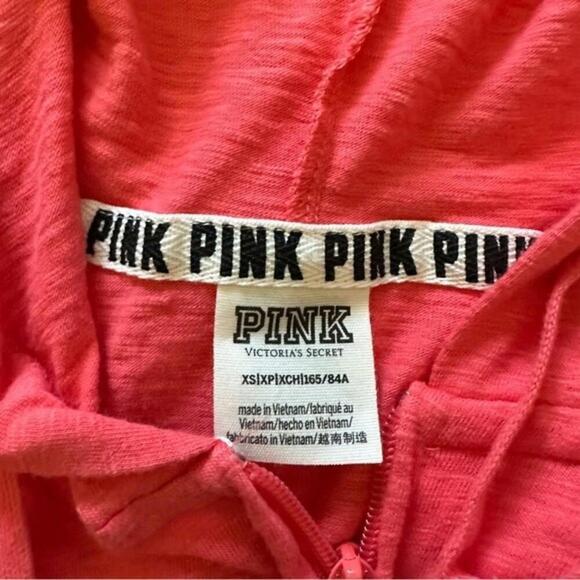 Victoria Secret Pink Coral Zip Up jacket - Picture 3 of 3